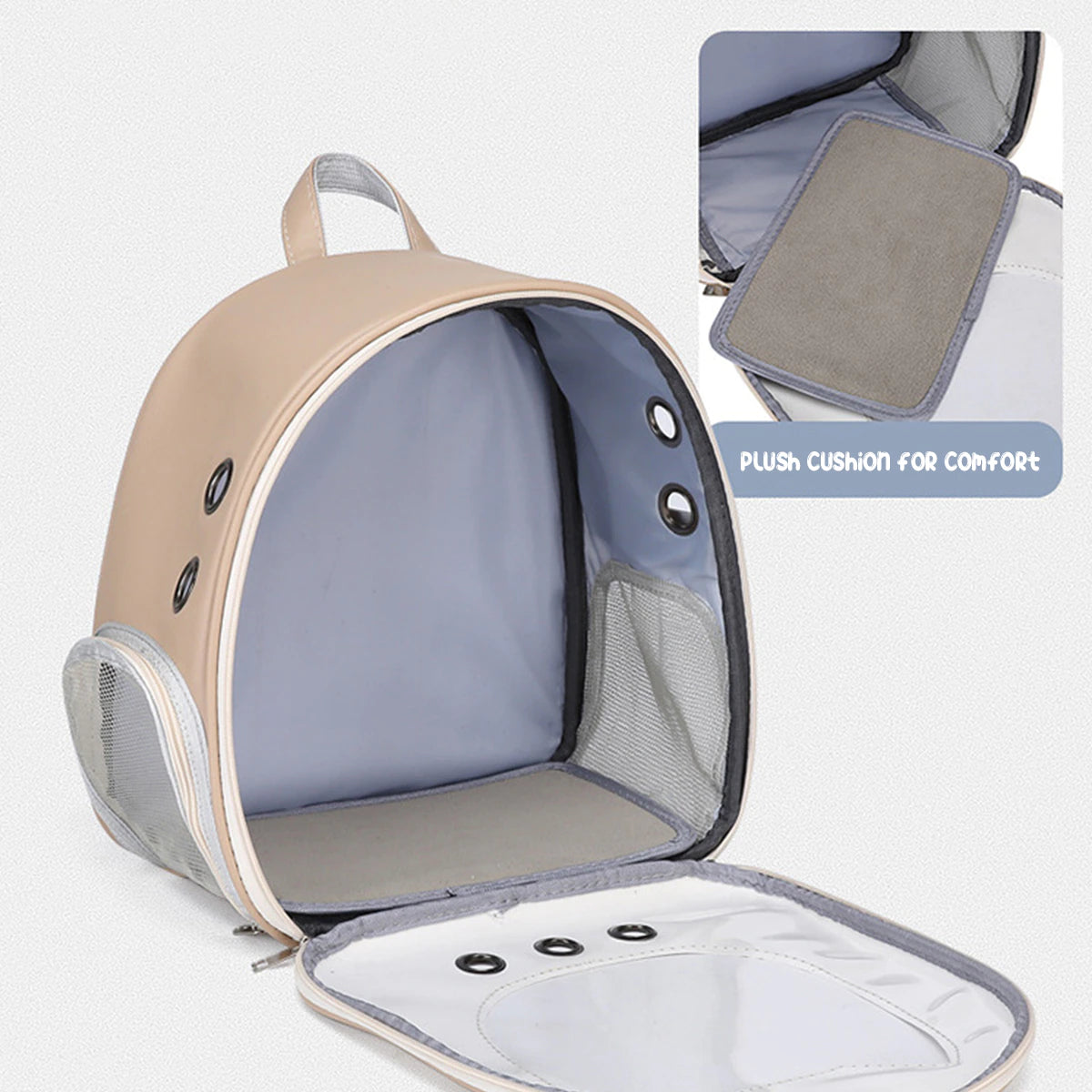 Transparent Cat Face Backpack Pet Carrier Onixiah