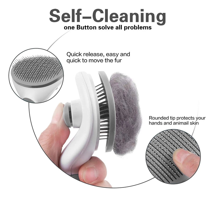 Cat Hair Grooming Brush