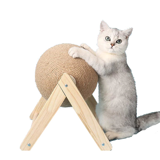 Cat Natural Sisal Rope Scratching Ball Toy