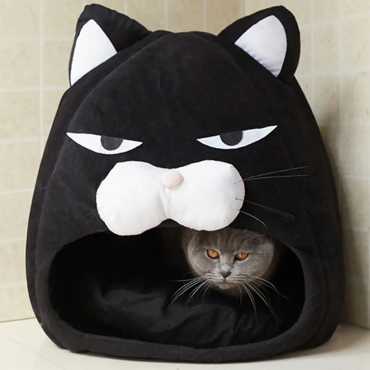 Grumpy Cozy Cat Bed(Small/Large)