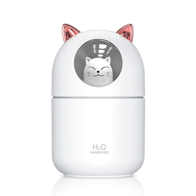 Cartoon Cat Head Humidifier and Aroma Diffuser